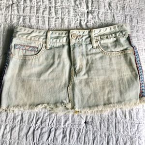 Hollister denim skirt